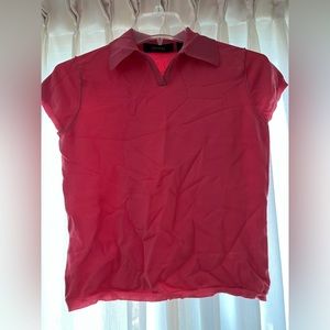 Express Crop Pink Y2K Shirt